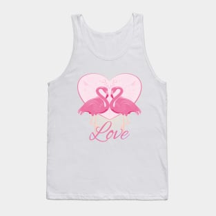 Flamingo Love Tank Top